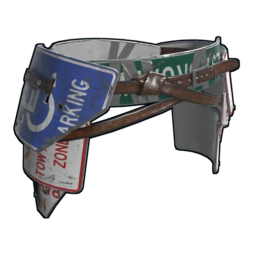 Килт из дорожных знаков